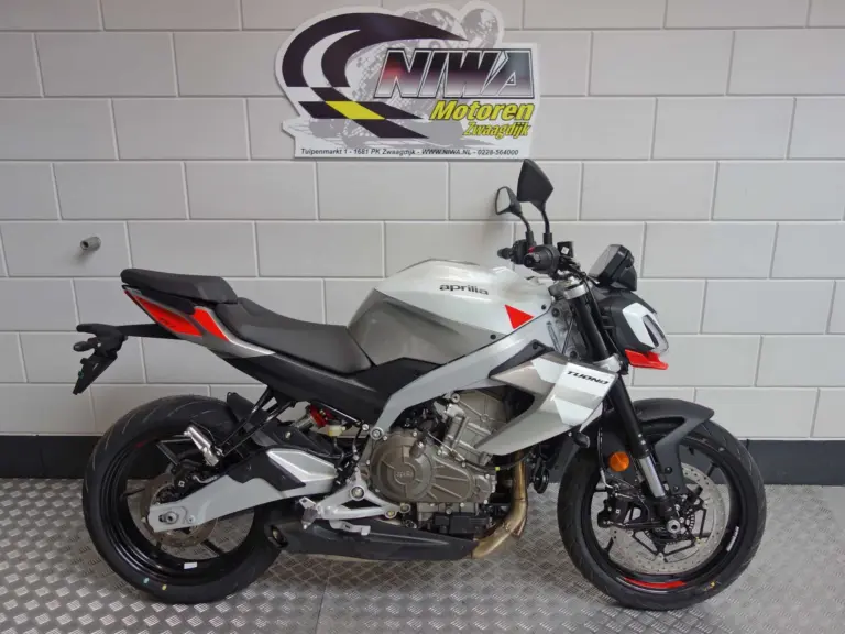 Nieuwe Aprilia Tuono 660 naked bike met 659cc motor uit 2026 bij NIWA Motoren