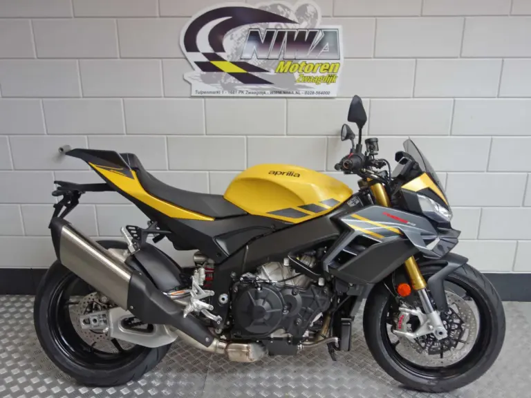Nieuwe Aprilia Tuono 660 naked bike met 659cc motor uit 2026 bij NIWA Motoren