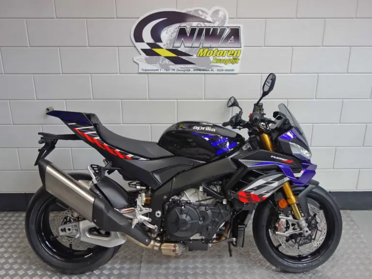 Nieuwe Aprilia Tuono 660 naked bike met 659cc motor uit 2026 bij NIWA Motoren