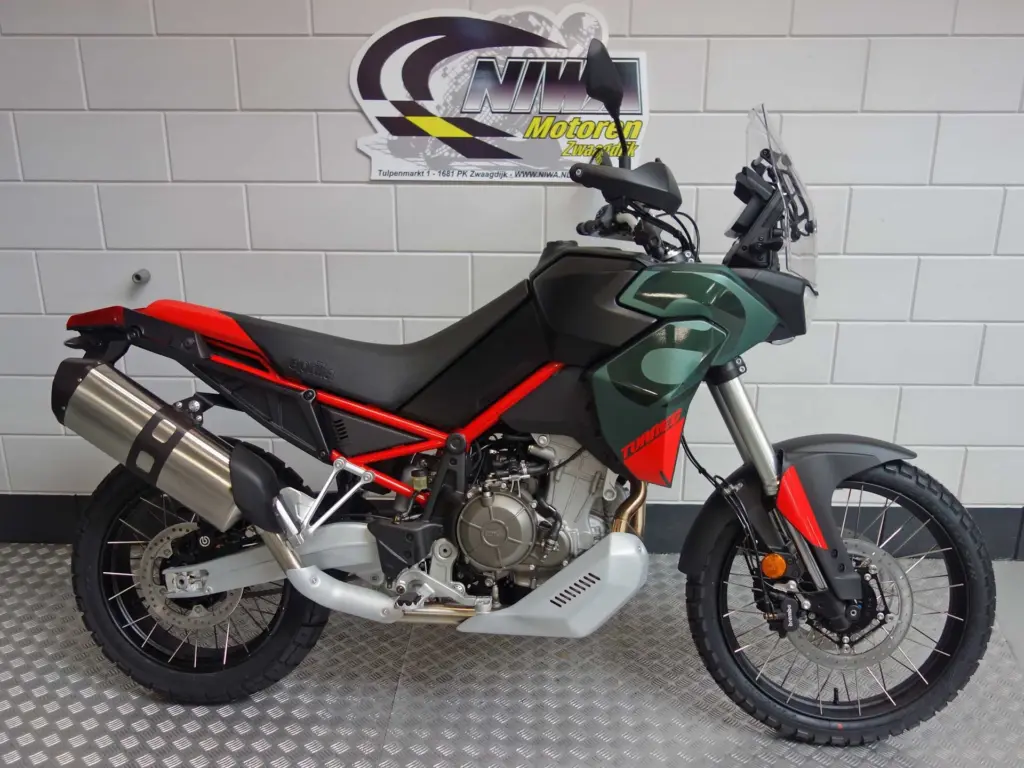 Nieuwe Aprilia Tuareg tour met 659cc motor uit 2026 bij NIWA Motoren