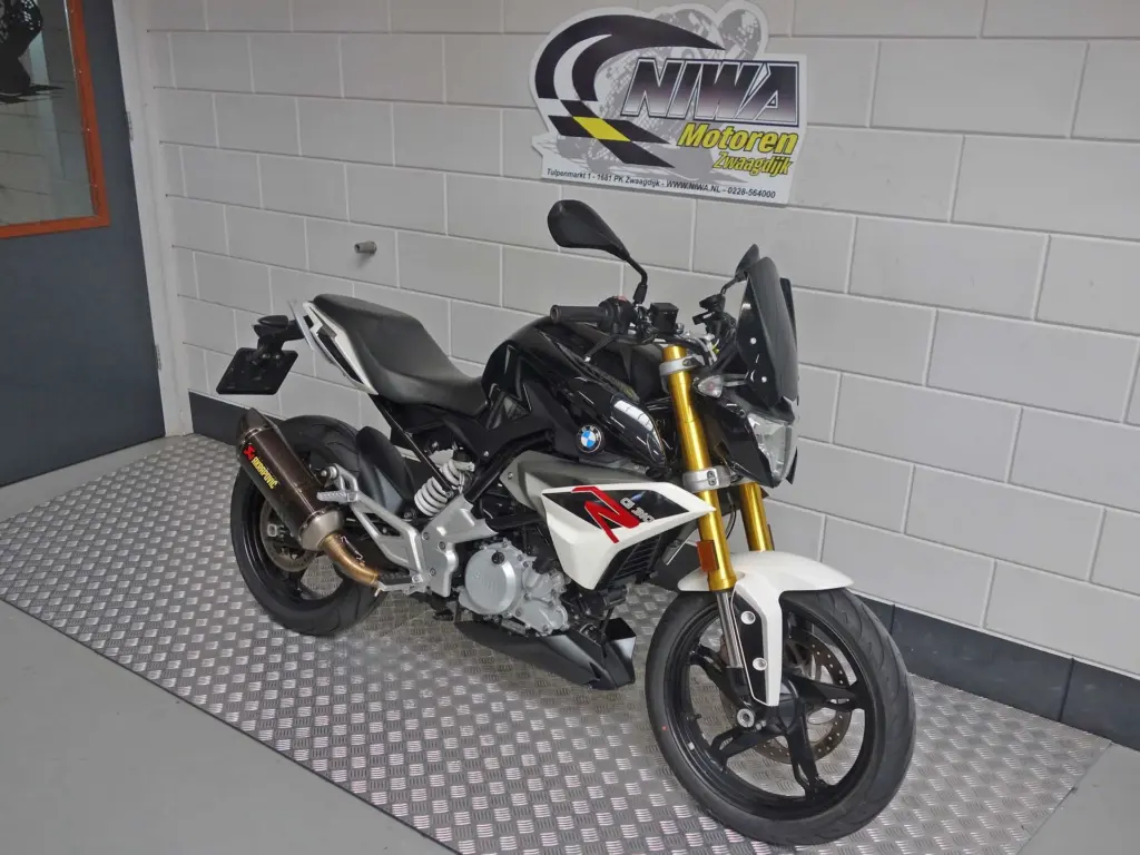 Gebruikte BMW G 310 R naked bike met 313cc motor uit 2018 bij NIWA Motoren