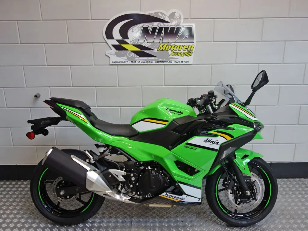 Nieuwe Kawasaki Ninja 500 supersport met 451cc motor uit 2026 bij NIWA Motoren