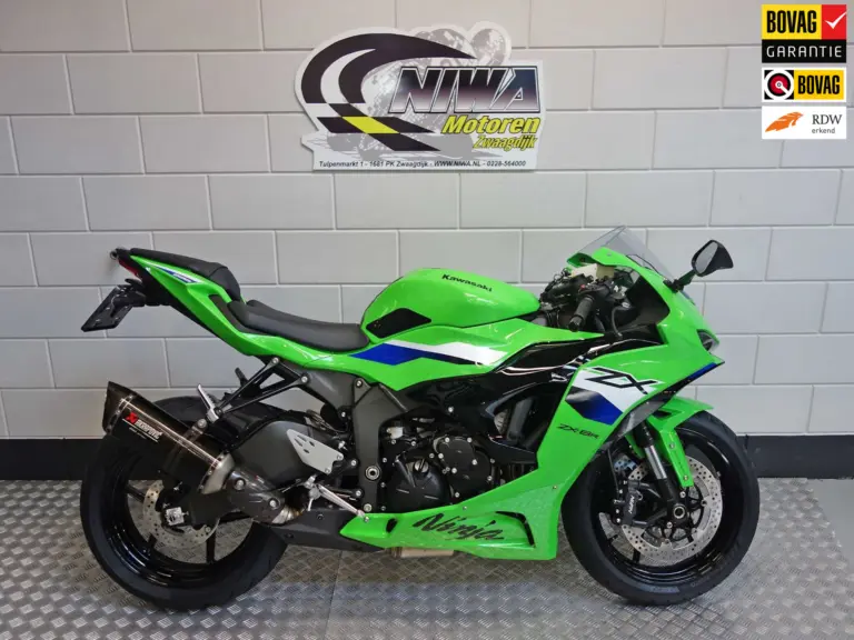 Gebruikte Kawasaki Ninja ZX supersport met 399cc motor uit 2024 bij NIWA Motoren