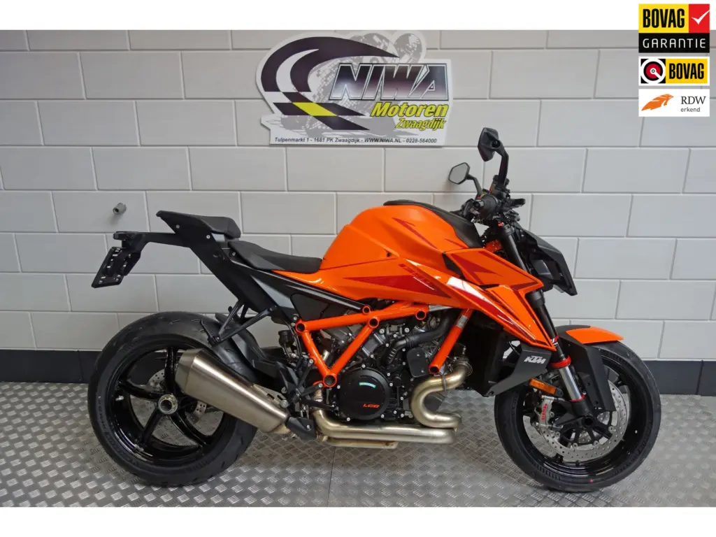 Nieuwe KTM 1390 naked bike met cc motor uit 2026 bij NIWA Motoren