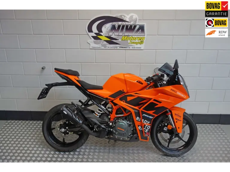 KTM 390 bij NIWA Motoren