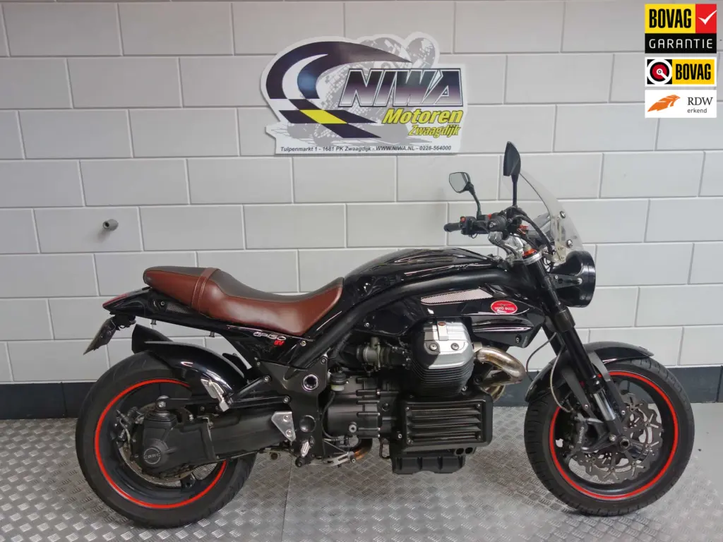 Gebruikte Moto Guzzi Griso naked bike met 1151cc motor uit 2008 bij NIWA Motoren