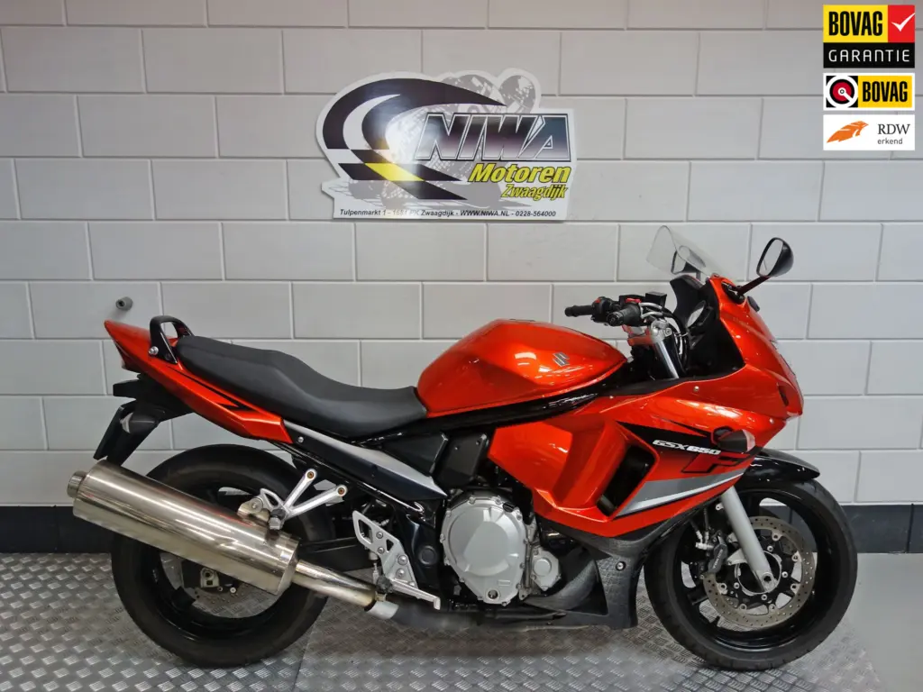 Gebruikte Suzuki GSX sport met 656cc motor uit 2008 bij NIWA Motoren