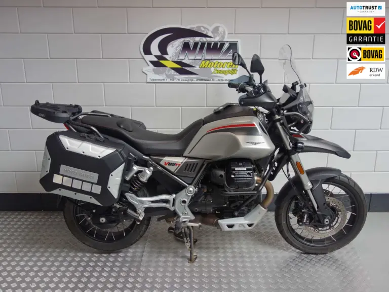 Nieuwe Moto Guzzi V85 tour met cc motor uit 2026 bij NIWA Motoren