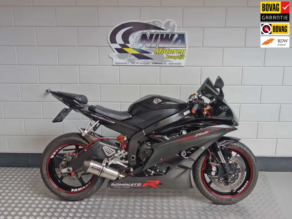 Gebruikte Yamaha YZF supersport met 599cc motor uit 2006 bij NIWA Motoren